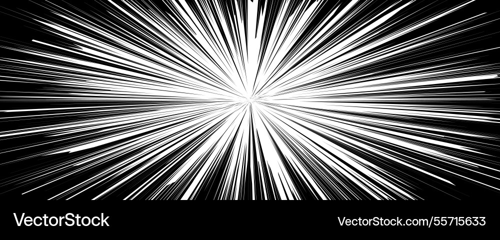 Dynamic abstract starburst in monochrome Dynamic abstract starburst in monochrome vector image