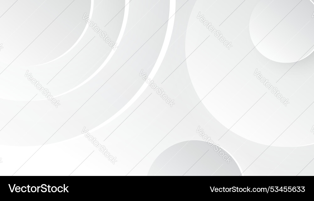 Elegant white background with circle pattern Vector Image