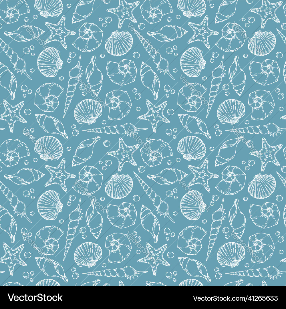 Shell pattern Shell pattern vector image