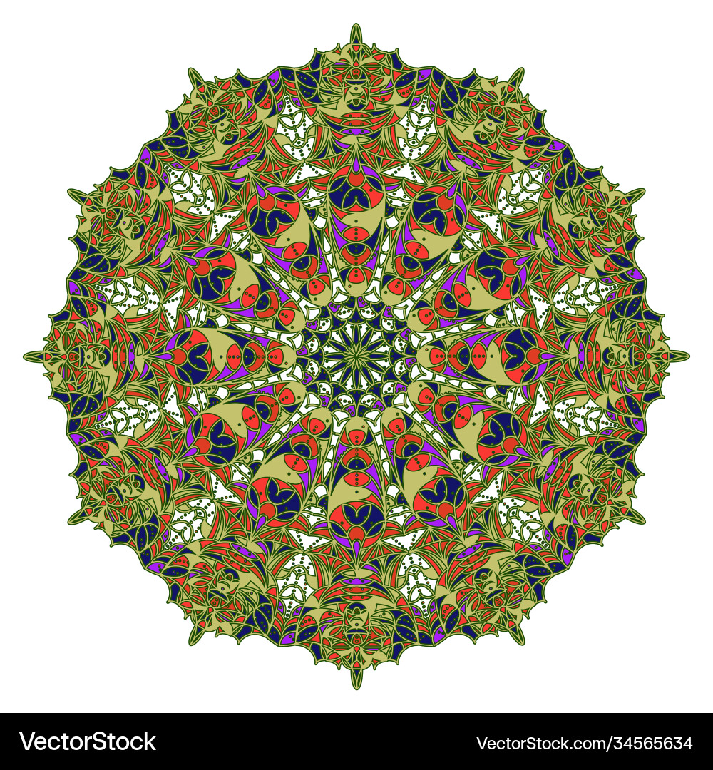 Circular pattern 3 Vector Image