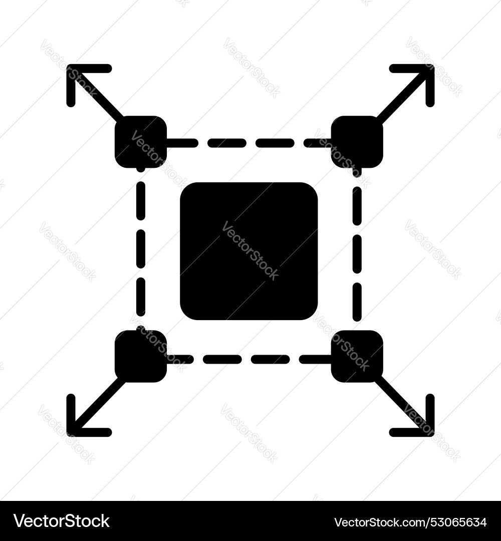 Grab this creative design of image resize vector image