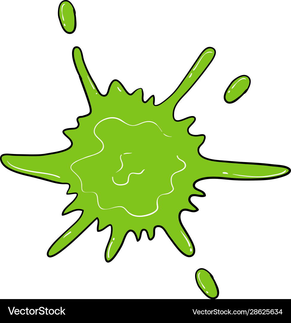 Splatter and dribble spot drop slime blob Splatter and dribble spot drop slime blob vector image