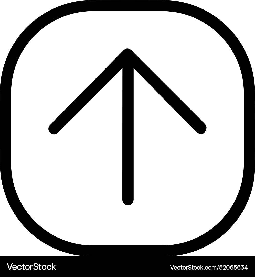 Upload outline icon symbol image Upload outline icon symbol image Vector Image