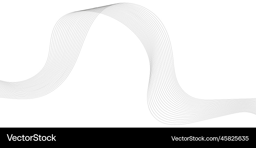 Abstract wave element for design digital Vector Image