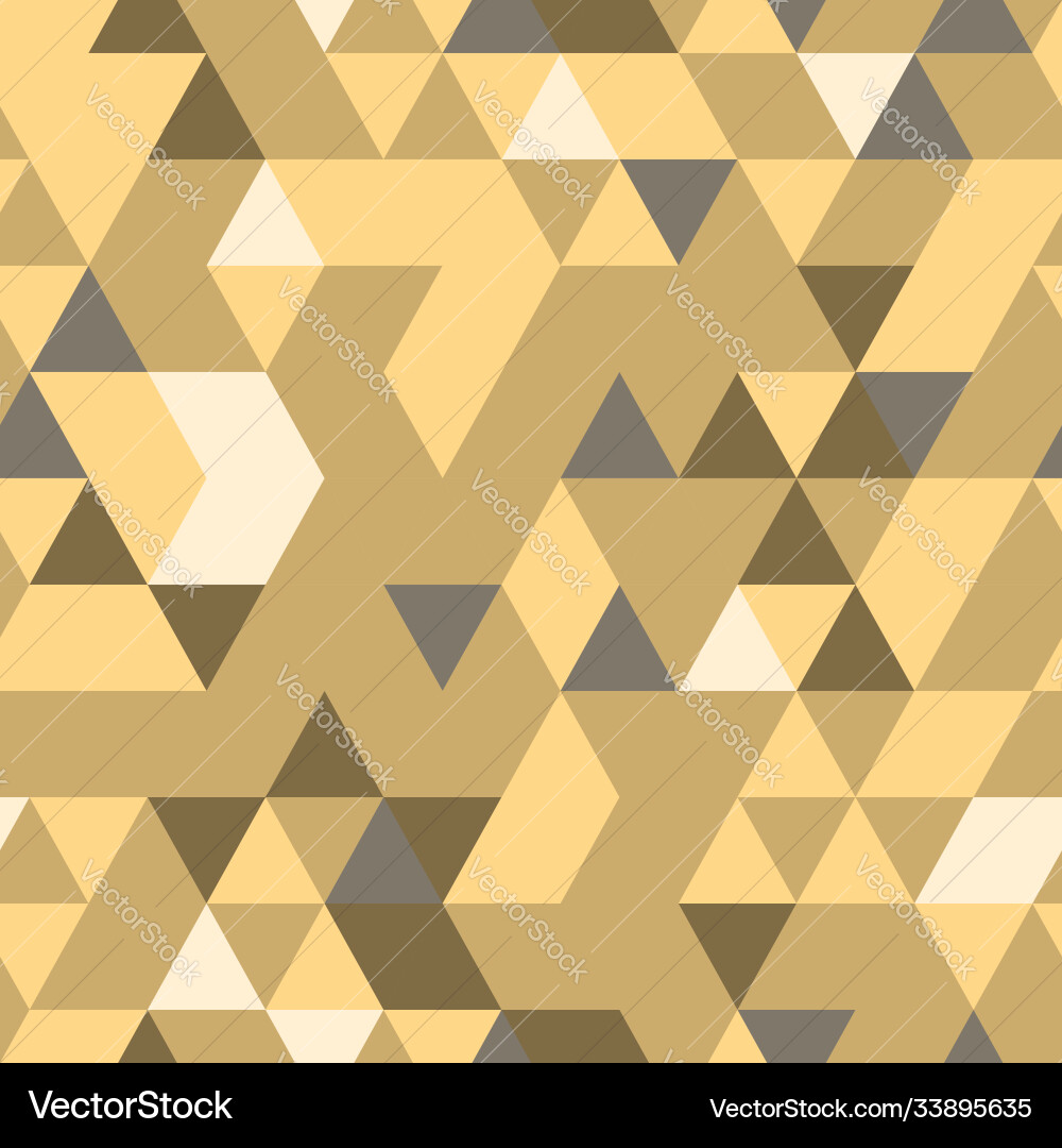 Khaki seamless pattern with triangular protection Khaki seamless pattern with triangular protection Vector Image