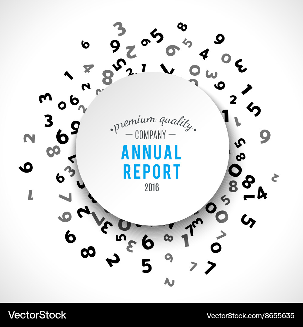 Mathematical Number Background Vector Image