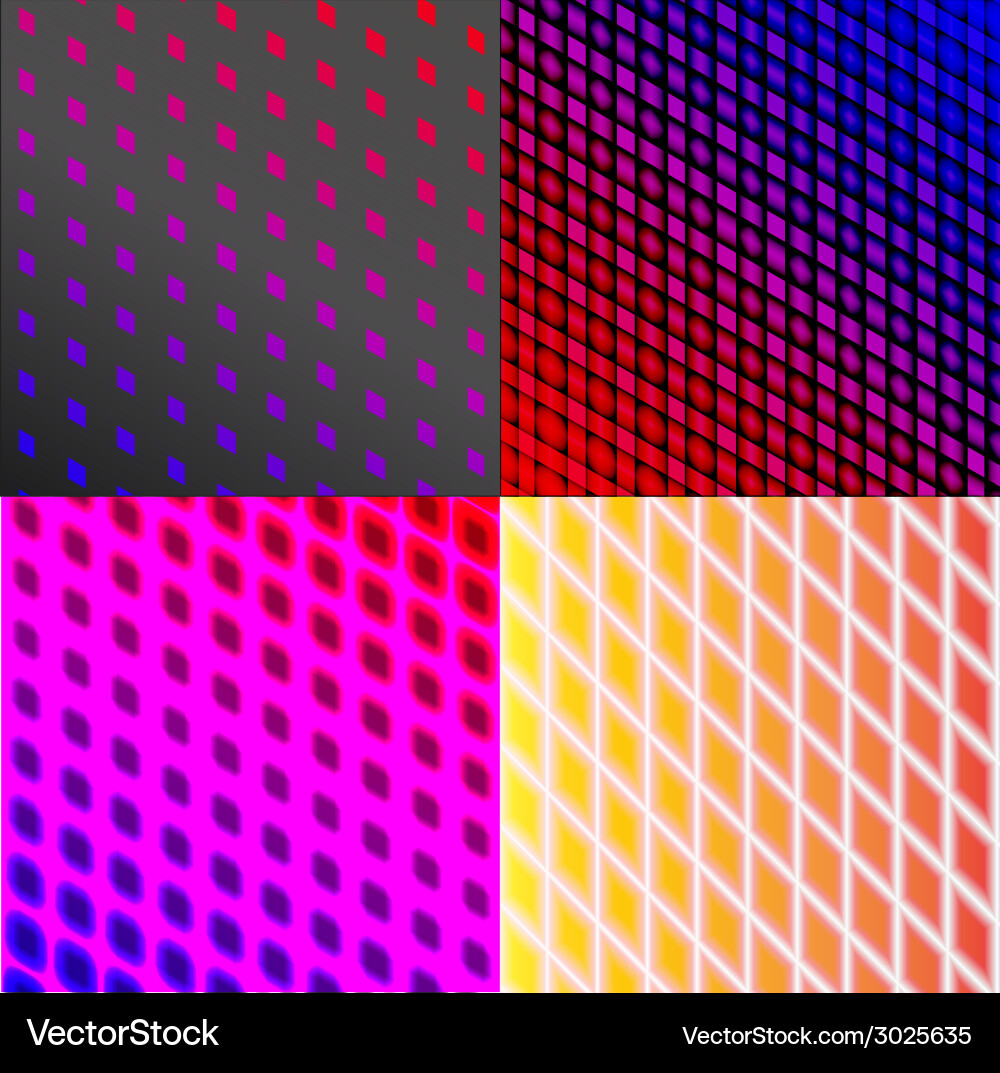 Set of splash color abstract glowing background Vector Image