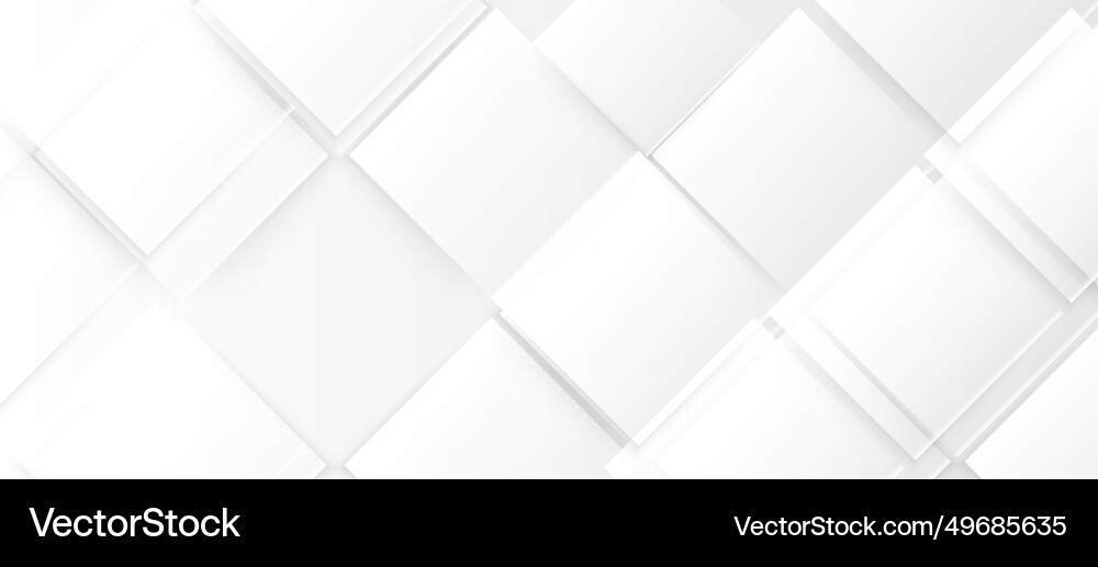 White Cube Boxes Pattern vector image
