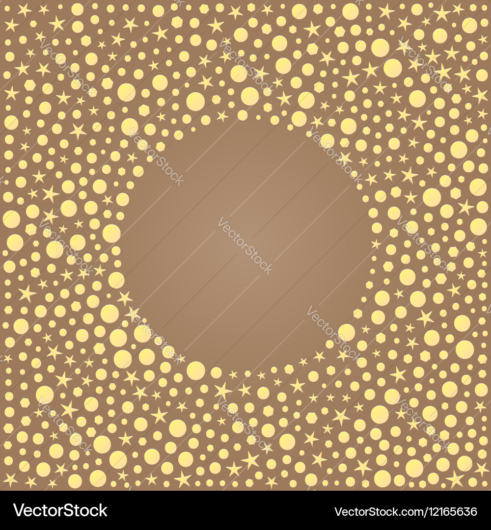 Abstract background with shapes of circles vector image