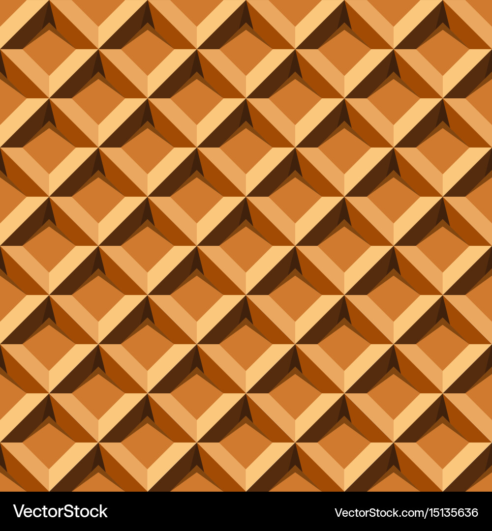 Seamless pattern with waffel texture Vector Image