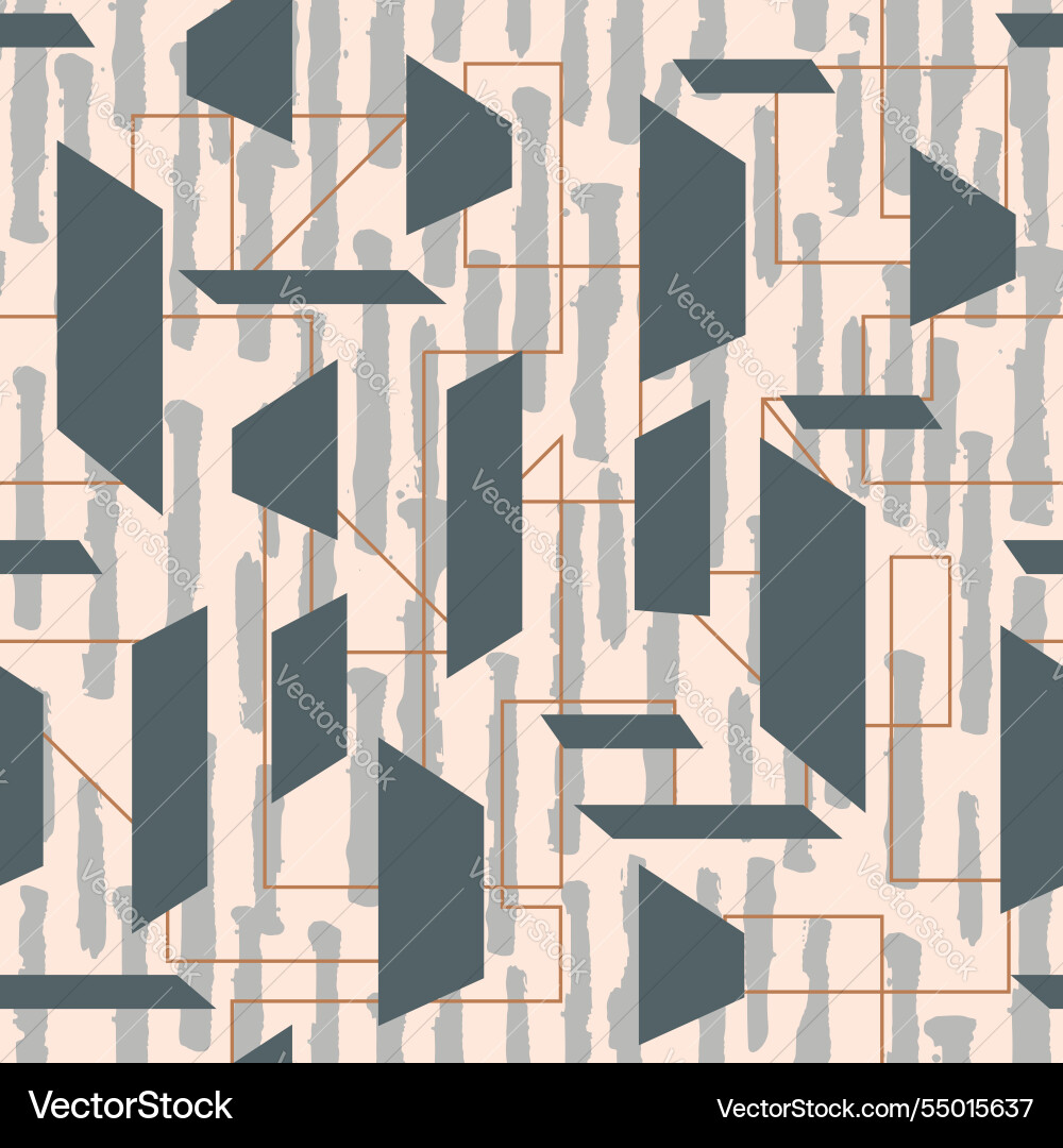 Geometric abstract seamless surface pattern design Geometric abstract seamless surface pattern design vector image