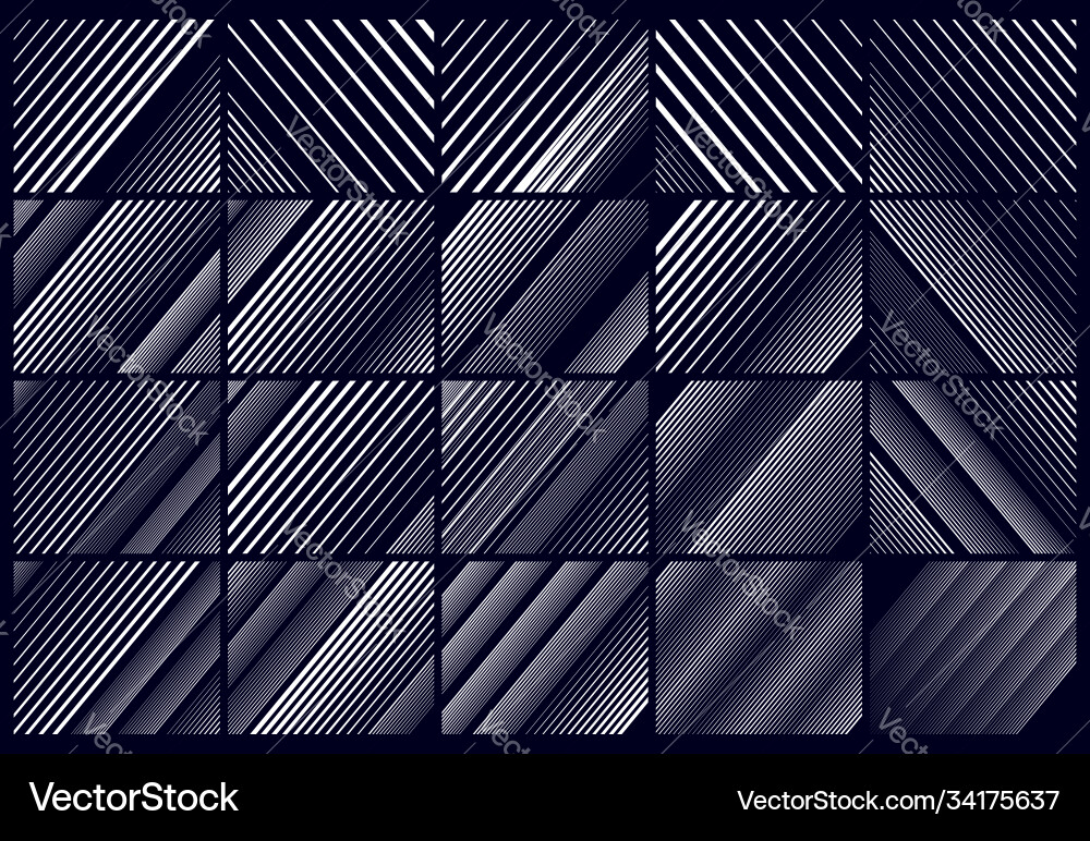 Halftone diagonal oblique slanting parallel Vector Image