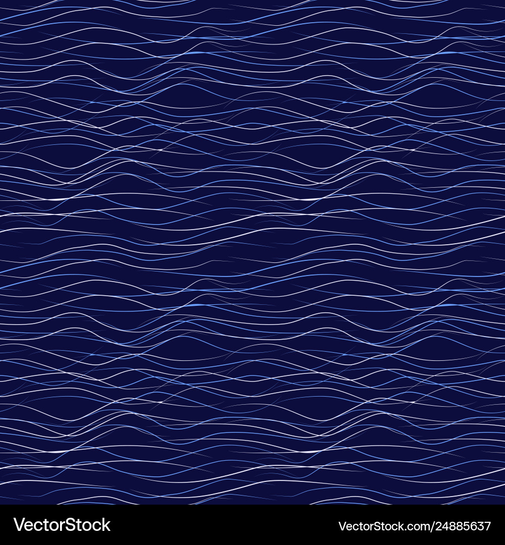Seamless pattern with wavy drawn lines Seamless pattern with wavy drawn lines Vector Image