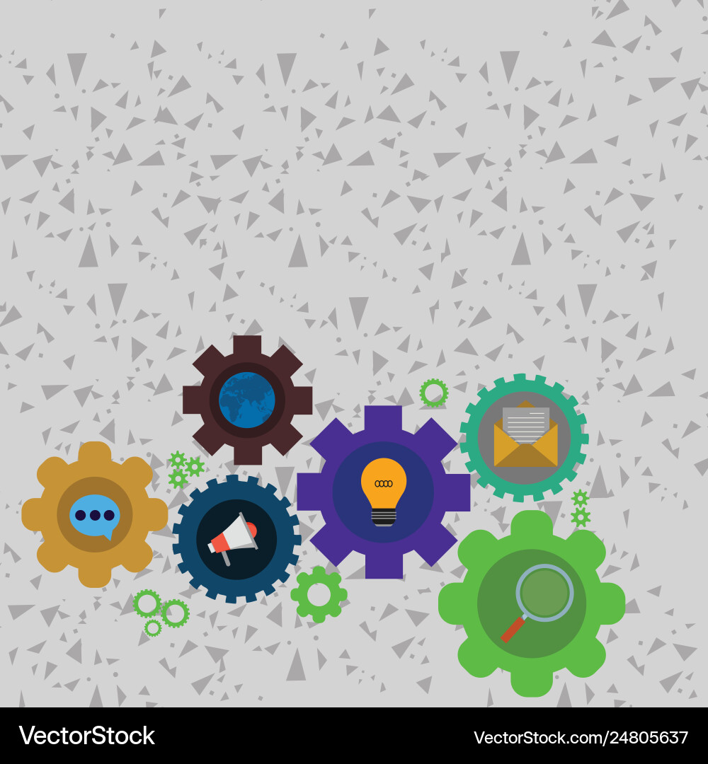 Set global social networking icons inside Set global social networking icons inside Vector Image