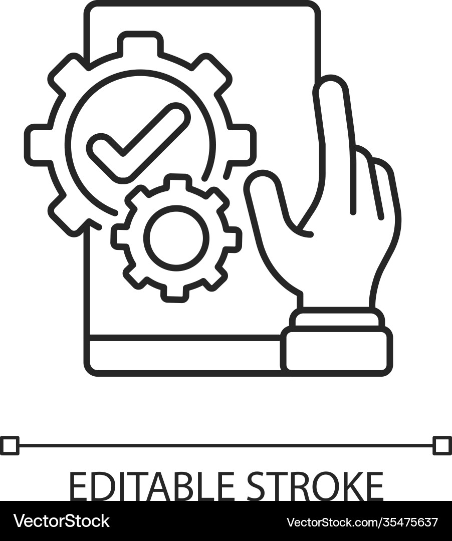 Useful linear icon Vector Image