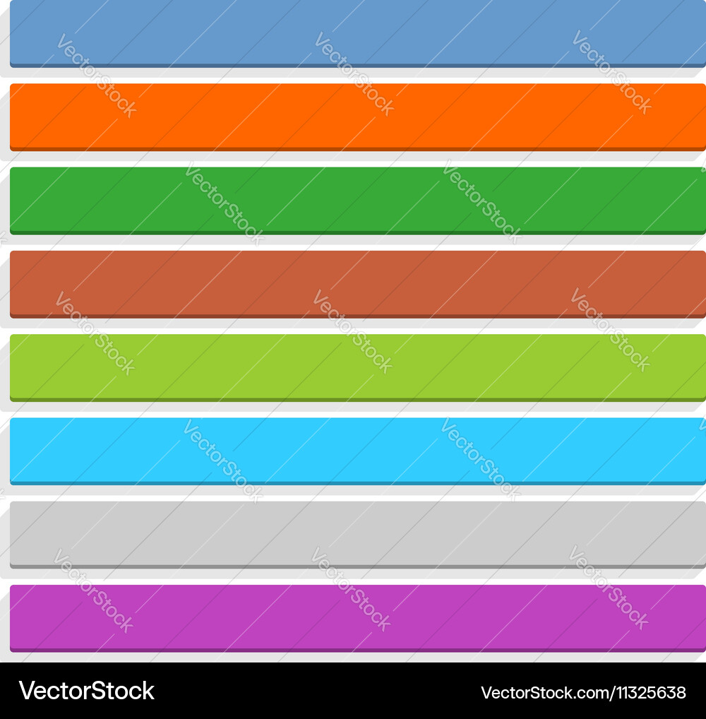 Flat blank icon empty internet color button Vector Image