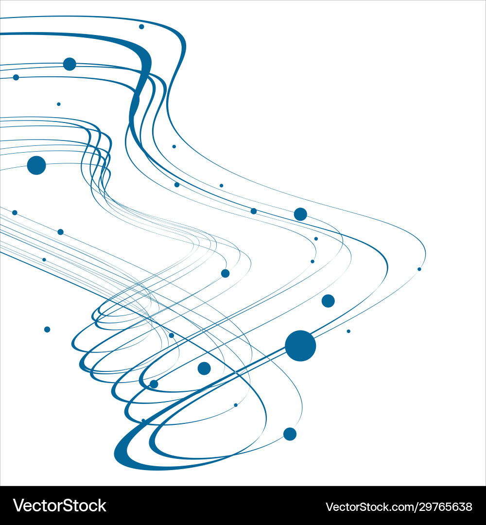 Geometrics lines and simple dots vector image