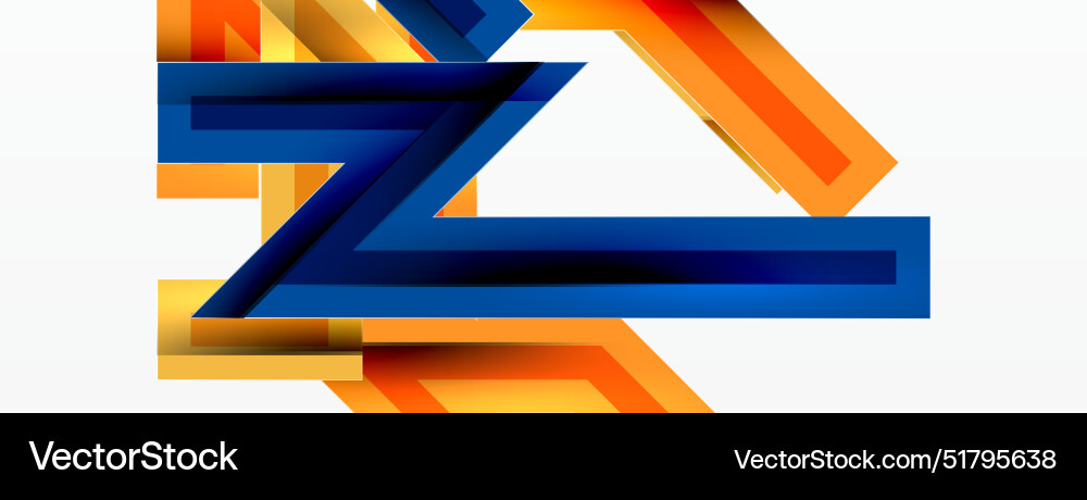 Line zig zag dynamic geometric abstract background Line zig zag dynamic geometric abstract background Vector Image