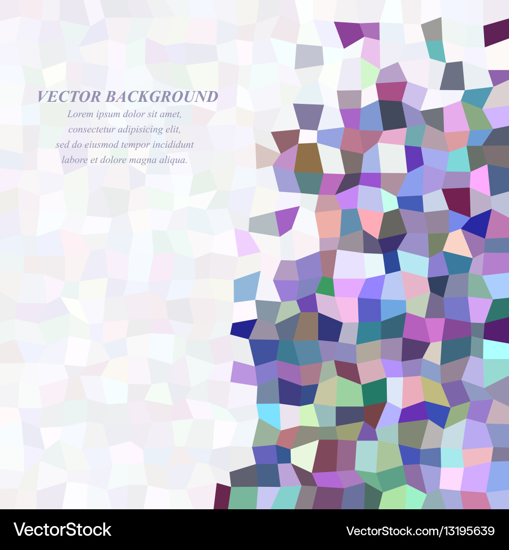 Abstract rectangle tile mosaic background design Vector Image
