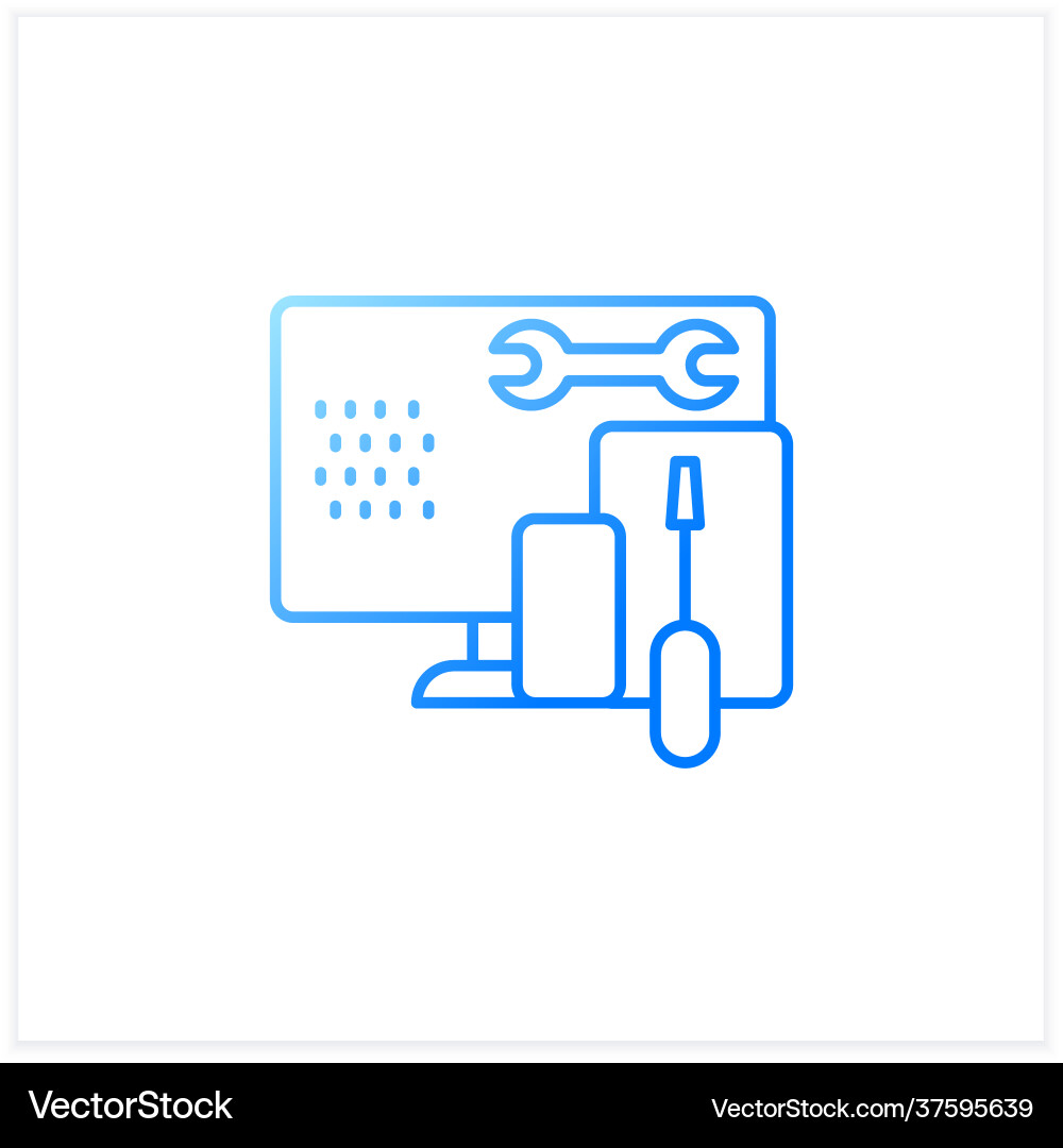 Coding Toolkit Icon - Gradient Vector Image