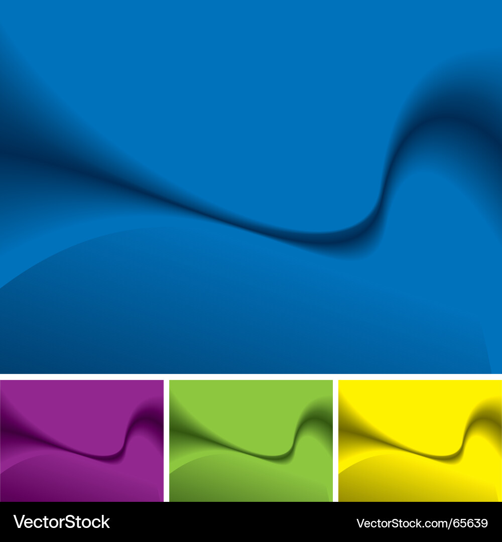 Fluid Wave Background Vector Image