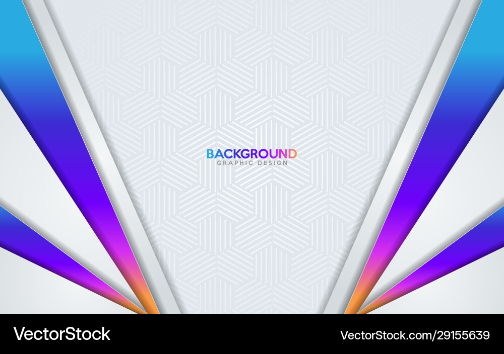 Modern Overlap Layer Background Vector Image