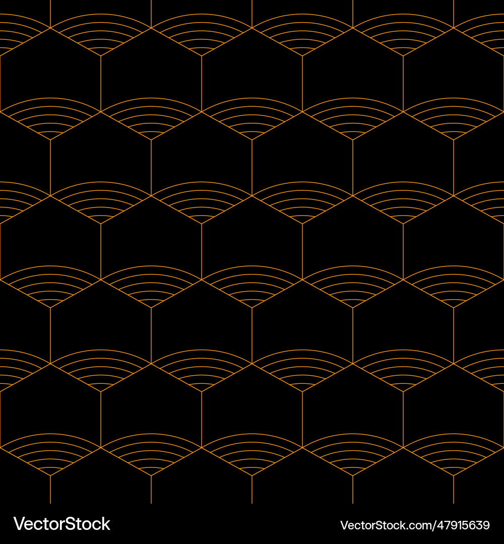 Seamless hexagons pattern honeycomb abstract Seamless hexagons pattern honeycomb abstract Vector Image