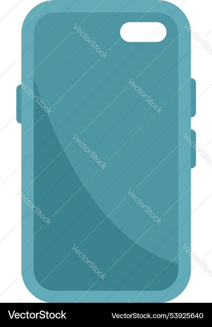 Back side of smartphone with buttons showing Back side of smartphone with buttons showing vector image