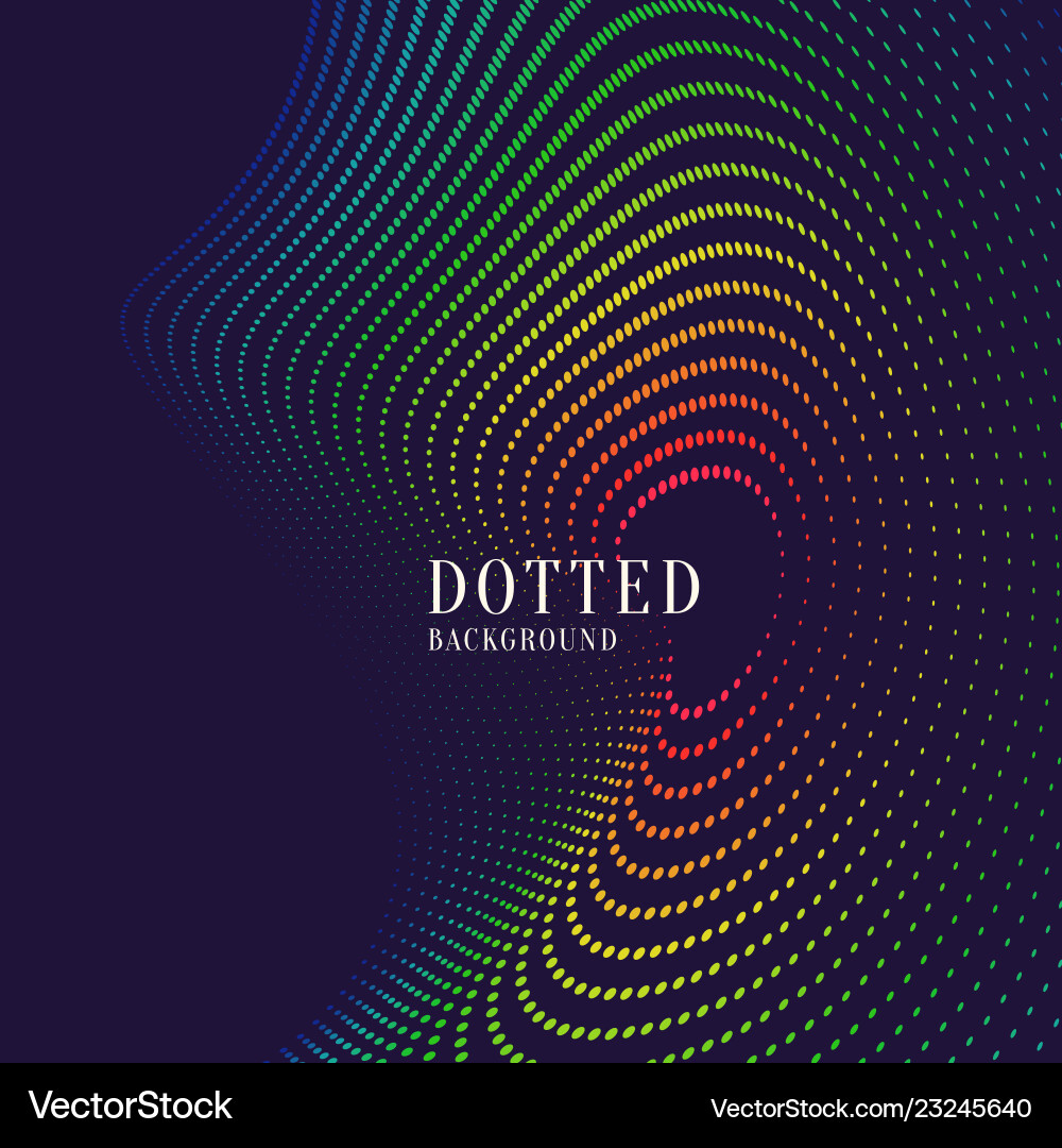 Dynamic Abstract Waves Background vector image