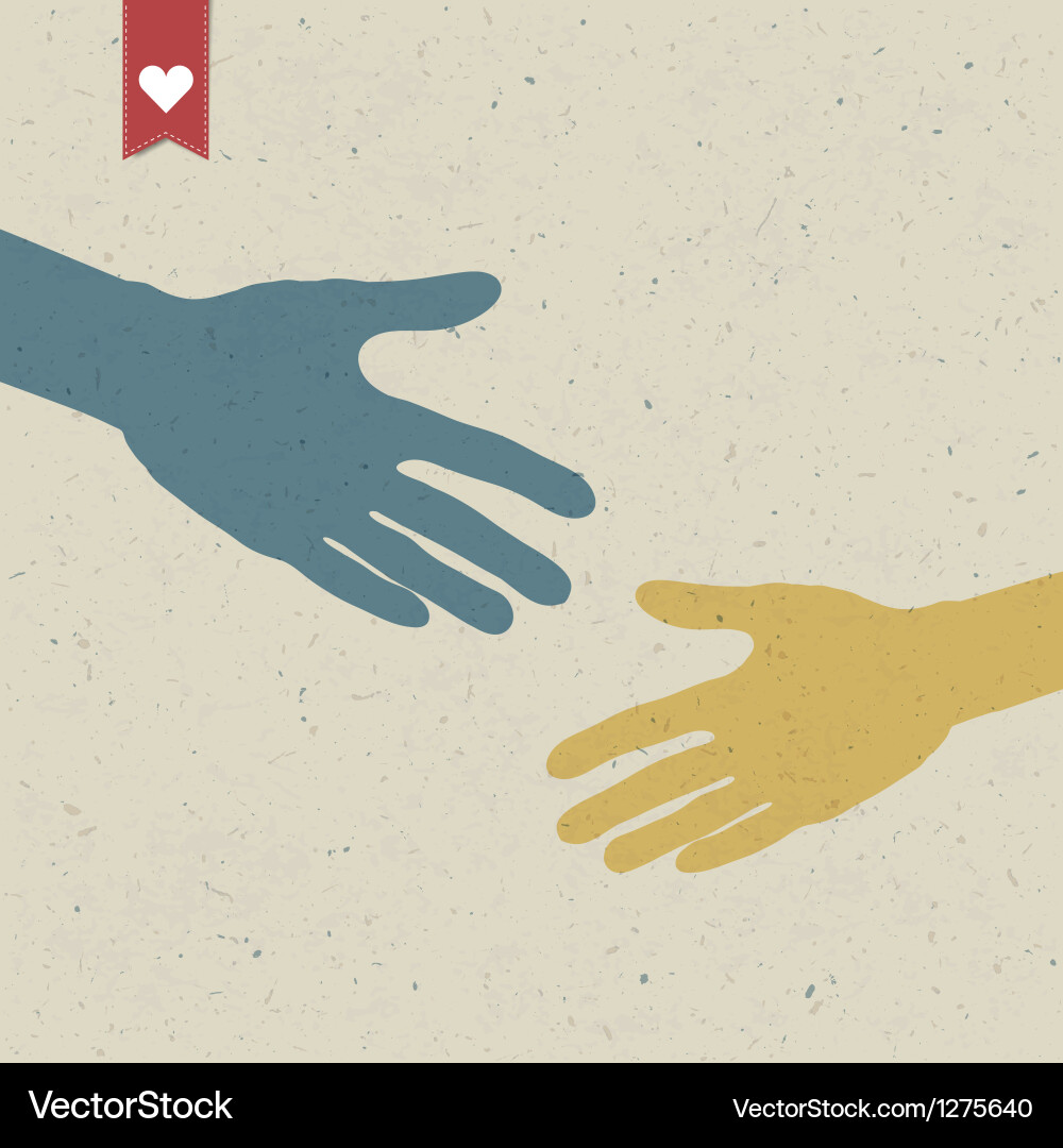 Handshake Symbol vector image