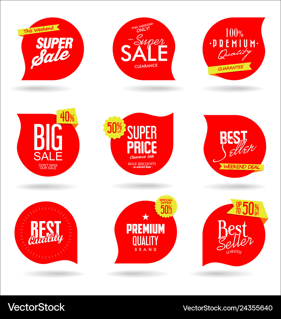 Sale banner templates design and special offer Vector Image