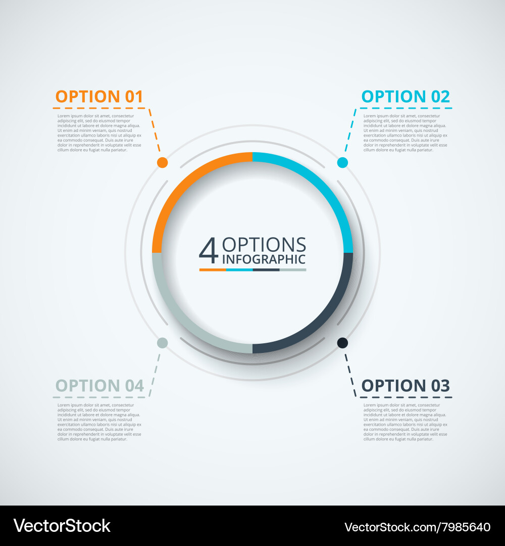 Workflow Diagram Template Vector Image