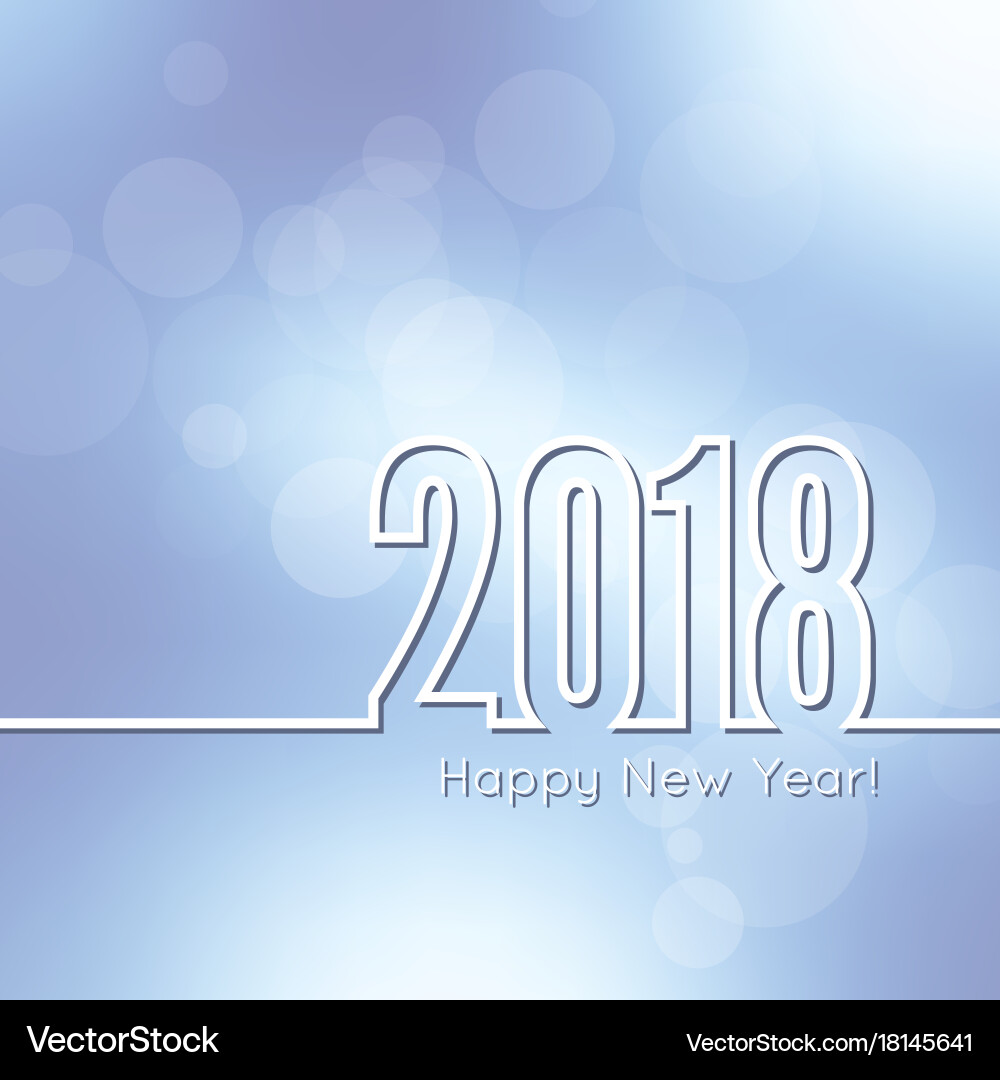 Abstract background with bokeh vector image
