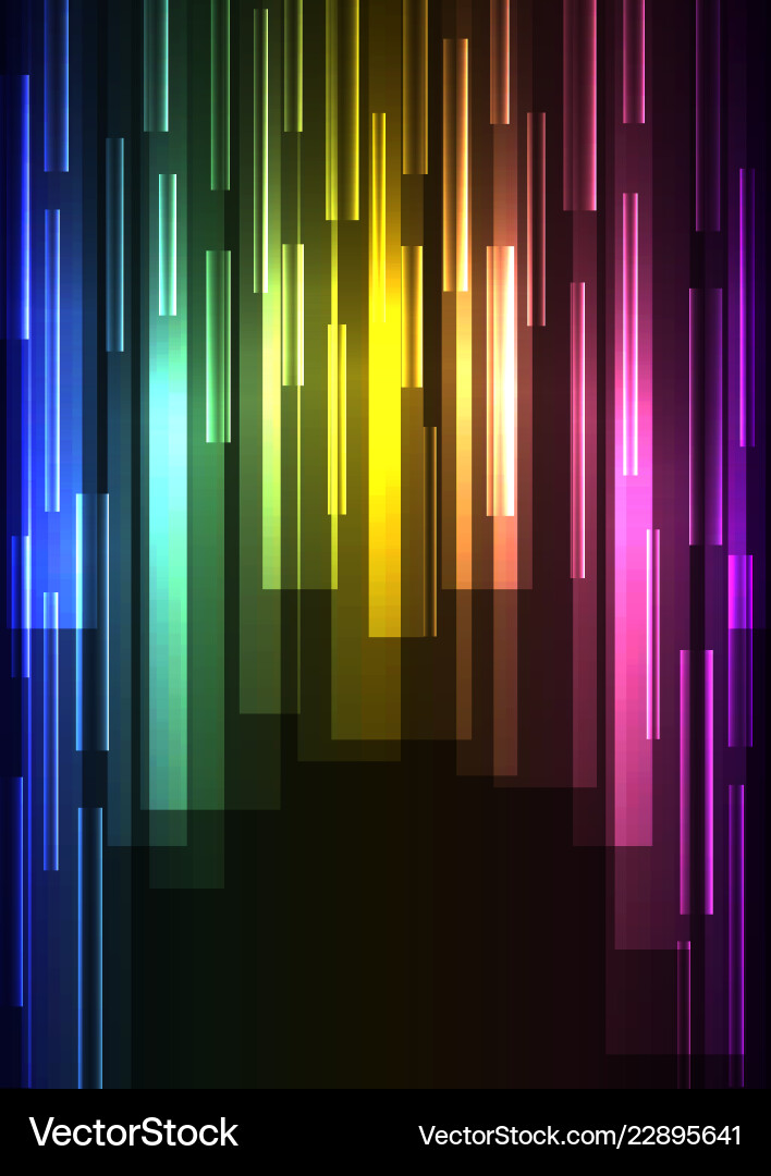 Rainbow overlap pixel speed abstract background Rainbow overlap pixel speed abstract background Vector Image