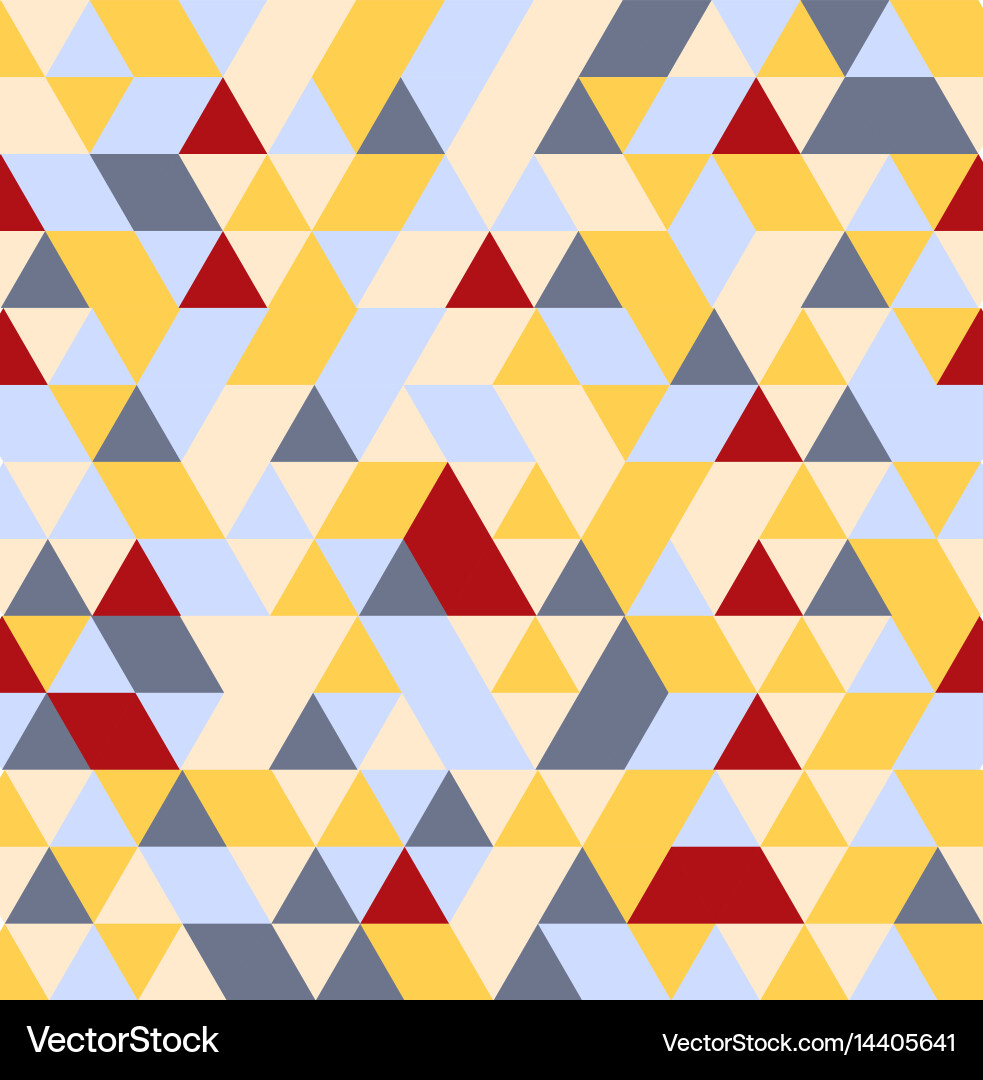 Seamless triangle pattern background Vector Image