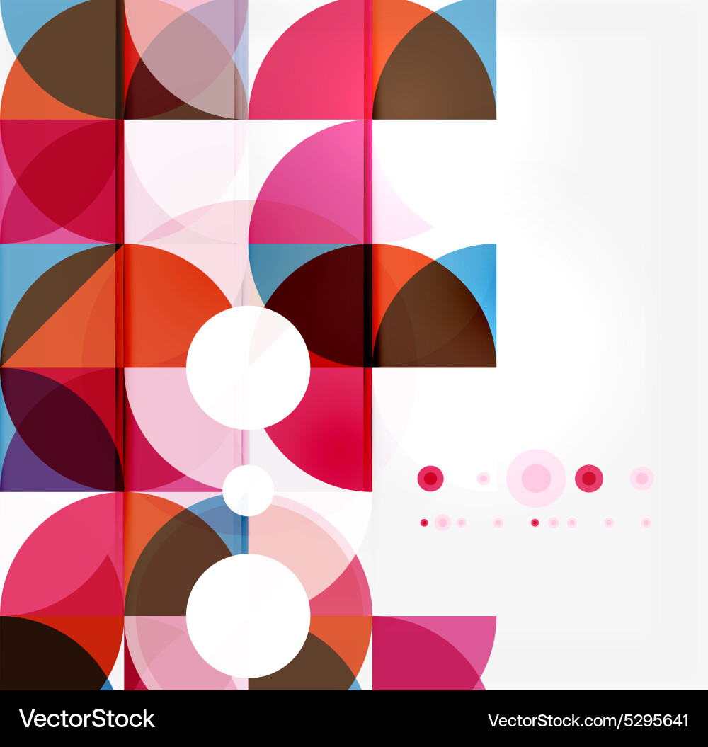 Semicircle triangle pattern Vector Image