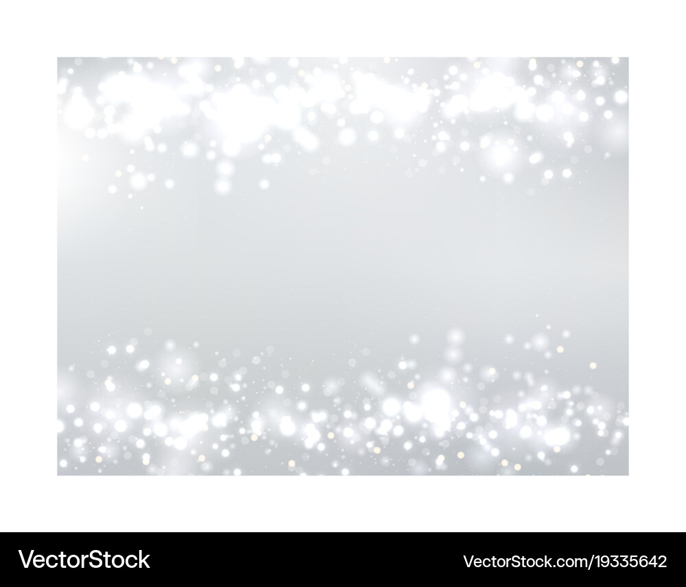 Abstract gray blurred background with bokeh vector image