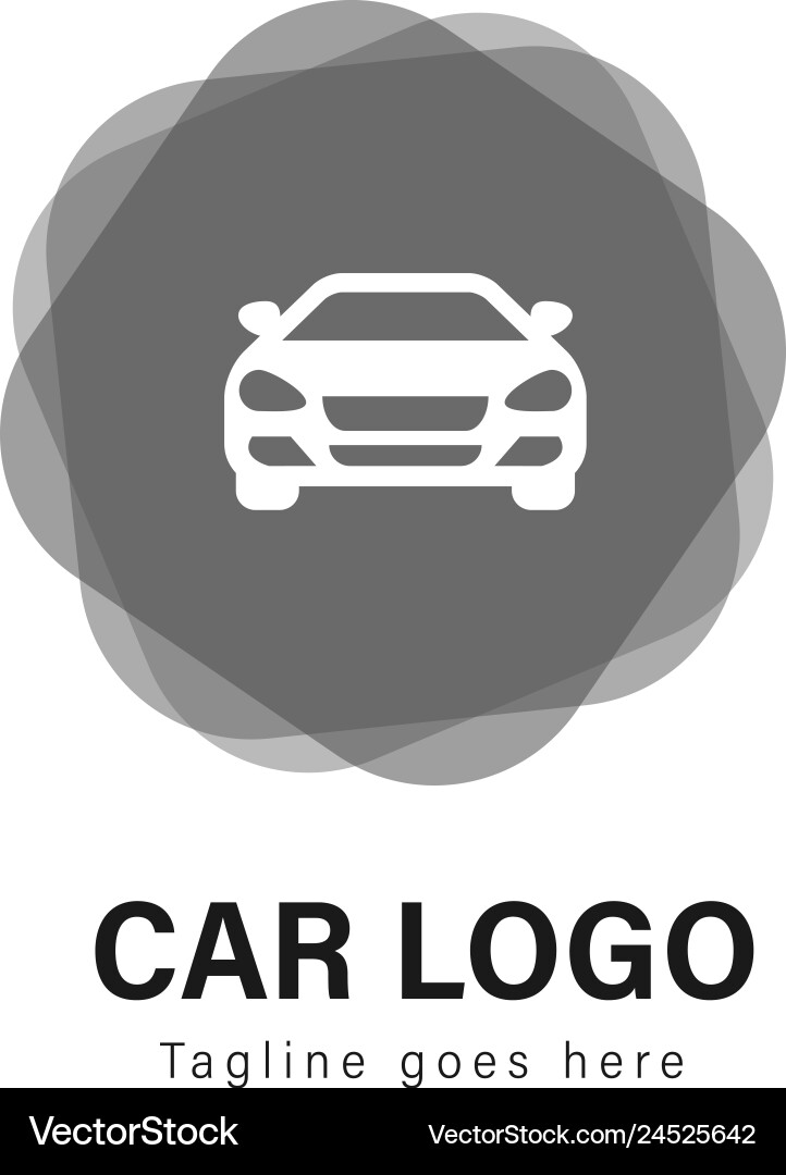 Car logo template design with modern Vector Image
