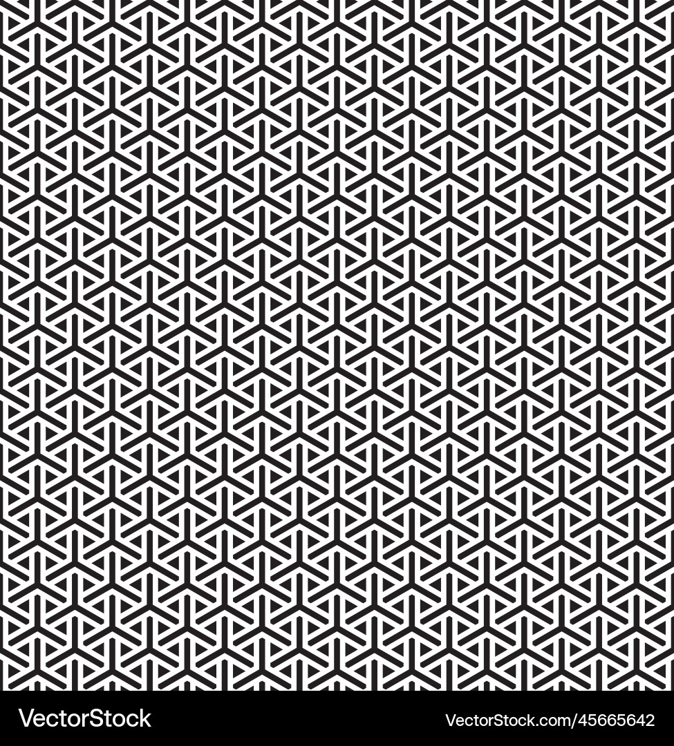 Seamless triangle intersect pattern Vector Image