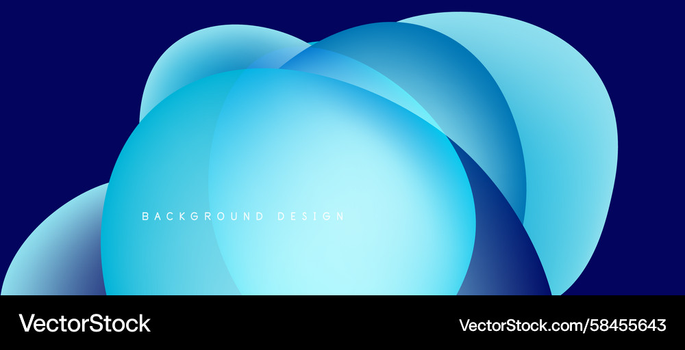 Abstract blue layers create dynamic composition Abstract blue layers create dynamic composition Vector Image