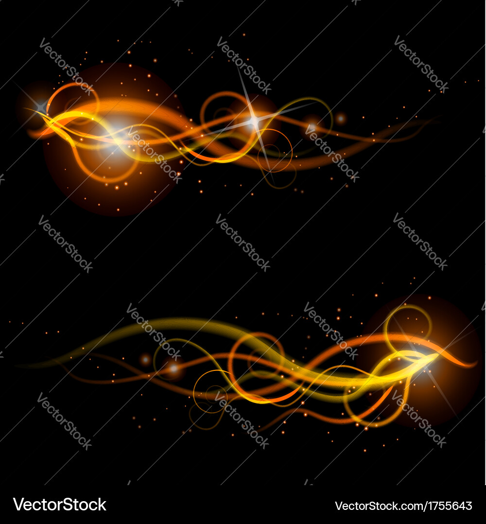 Dynamic Flame Pattern vector image