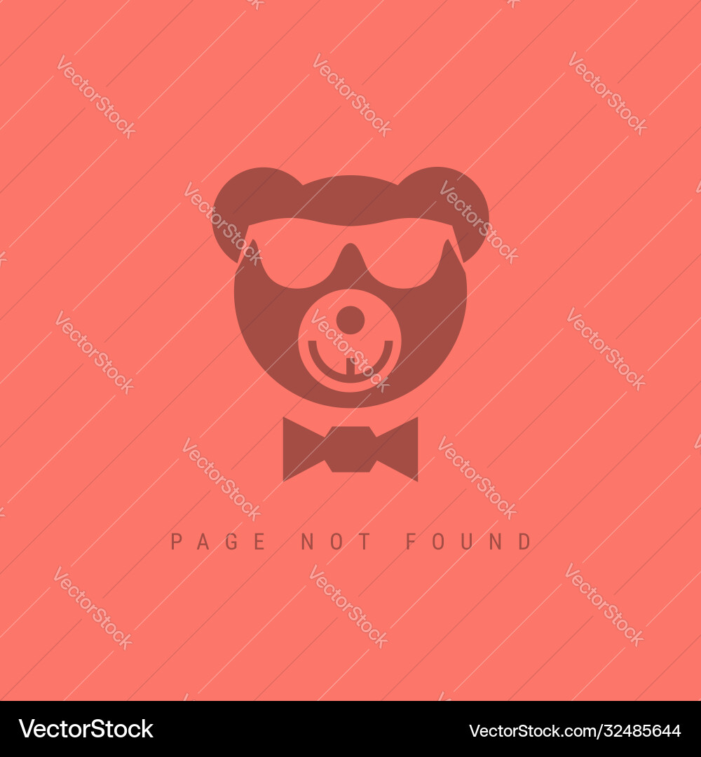 404 page not found design template error 404 page not found design template error Vector Image