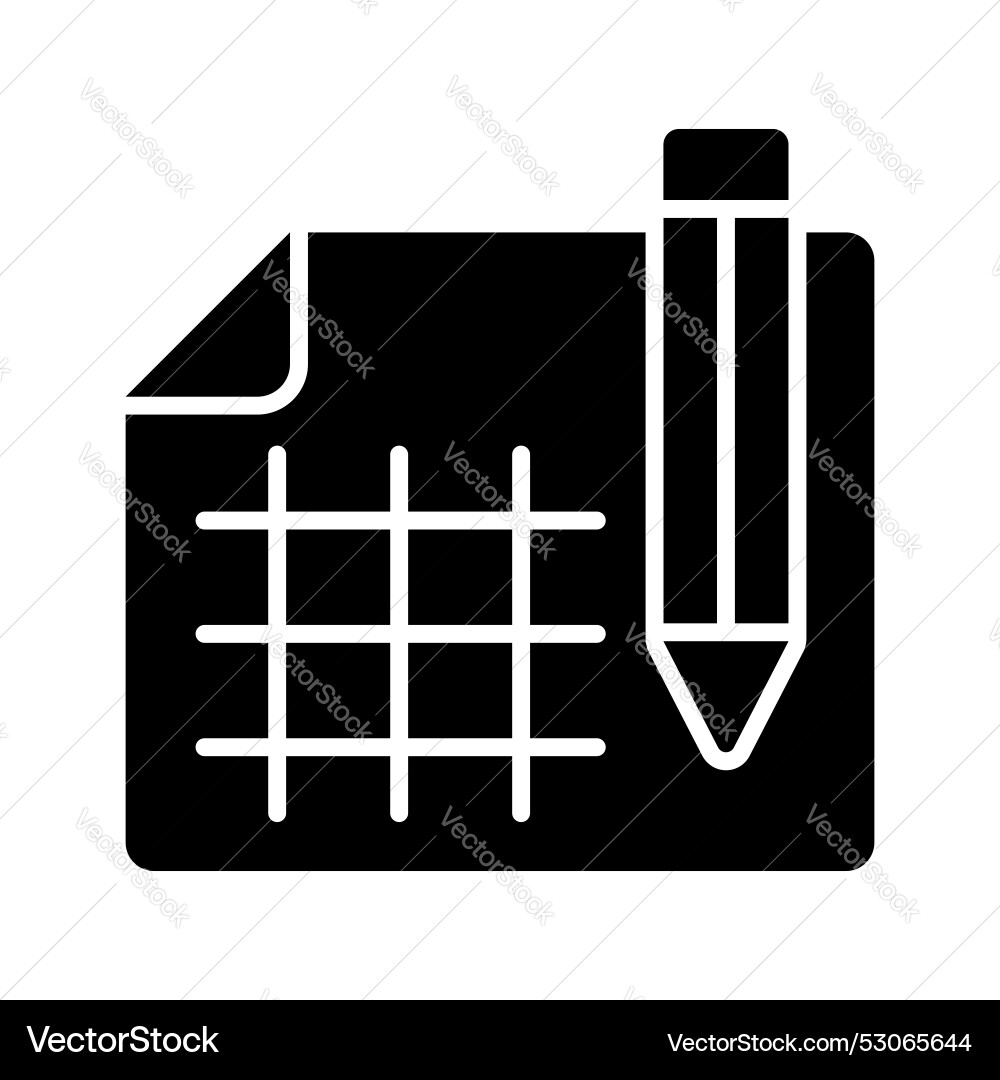 Architecture work design in modern style isolated Vector Image
