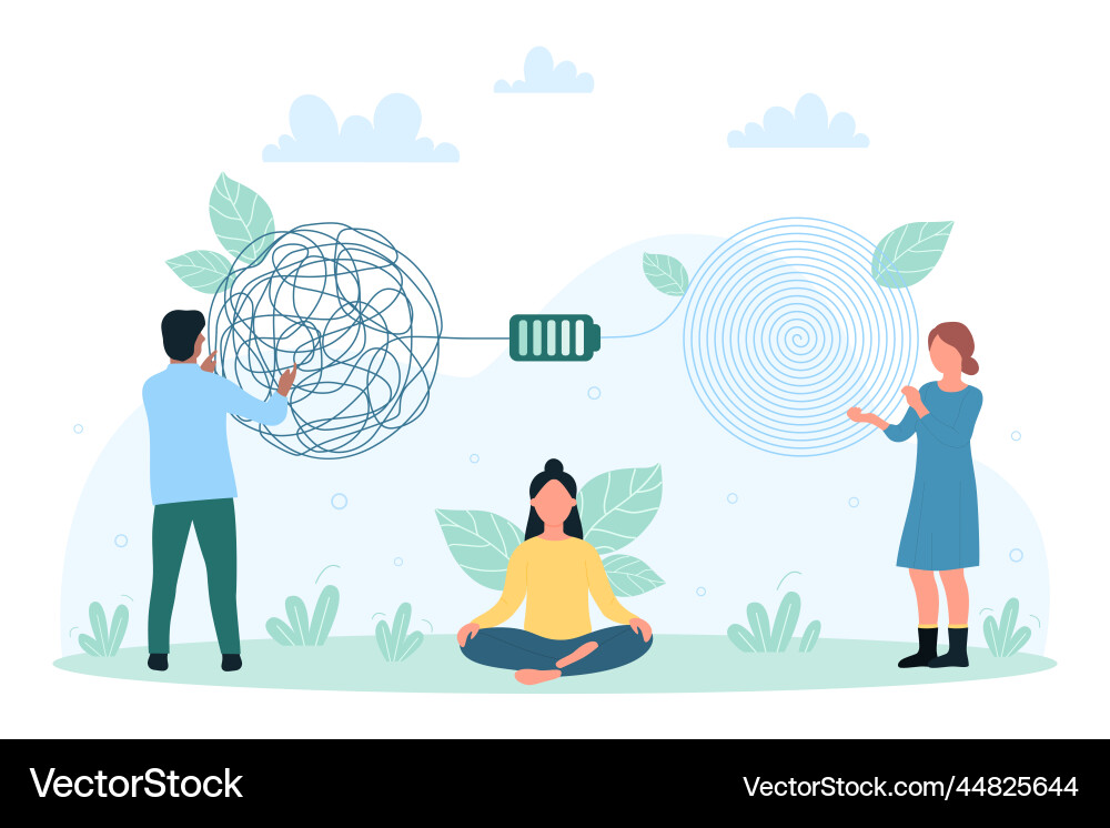 Mental Health Support & Therapy Royalty Free Vector