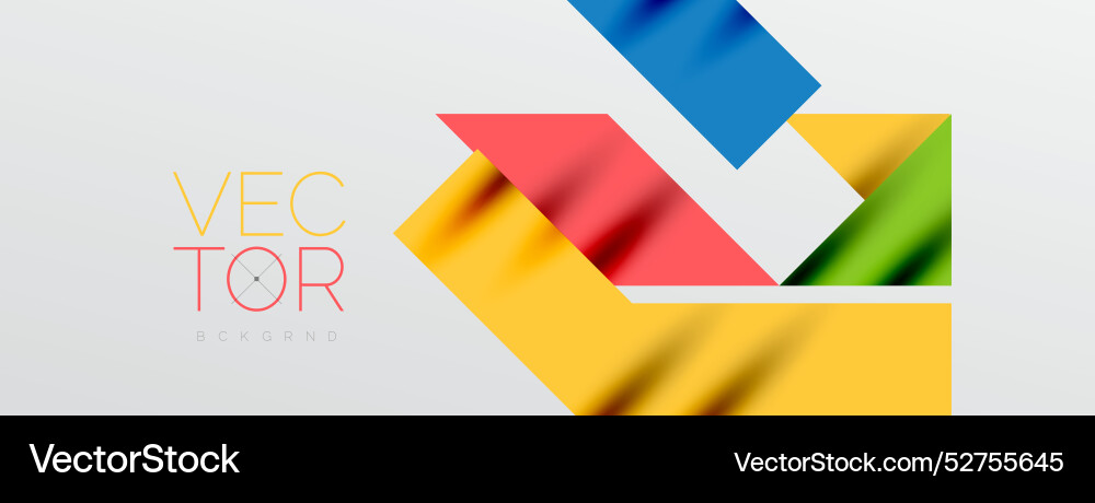 Dynamic lines and triangles Vector Image