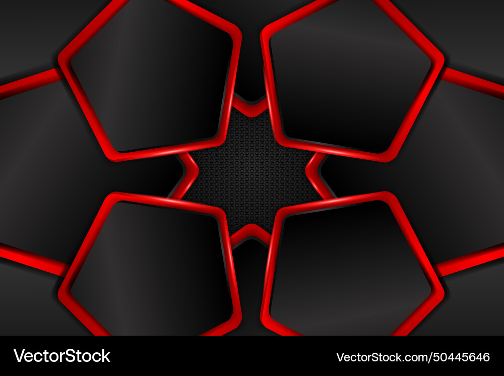 Abstract background polygon shape with black Abstract background polygon shape with black vector image