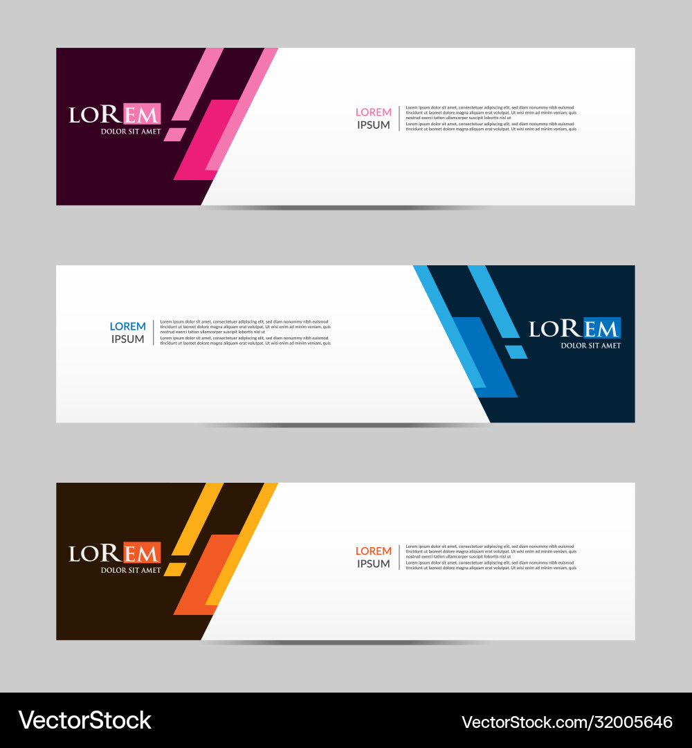Abstract design banner web template Abstract design banner web template Vector Image