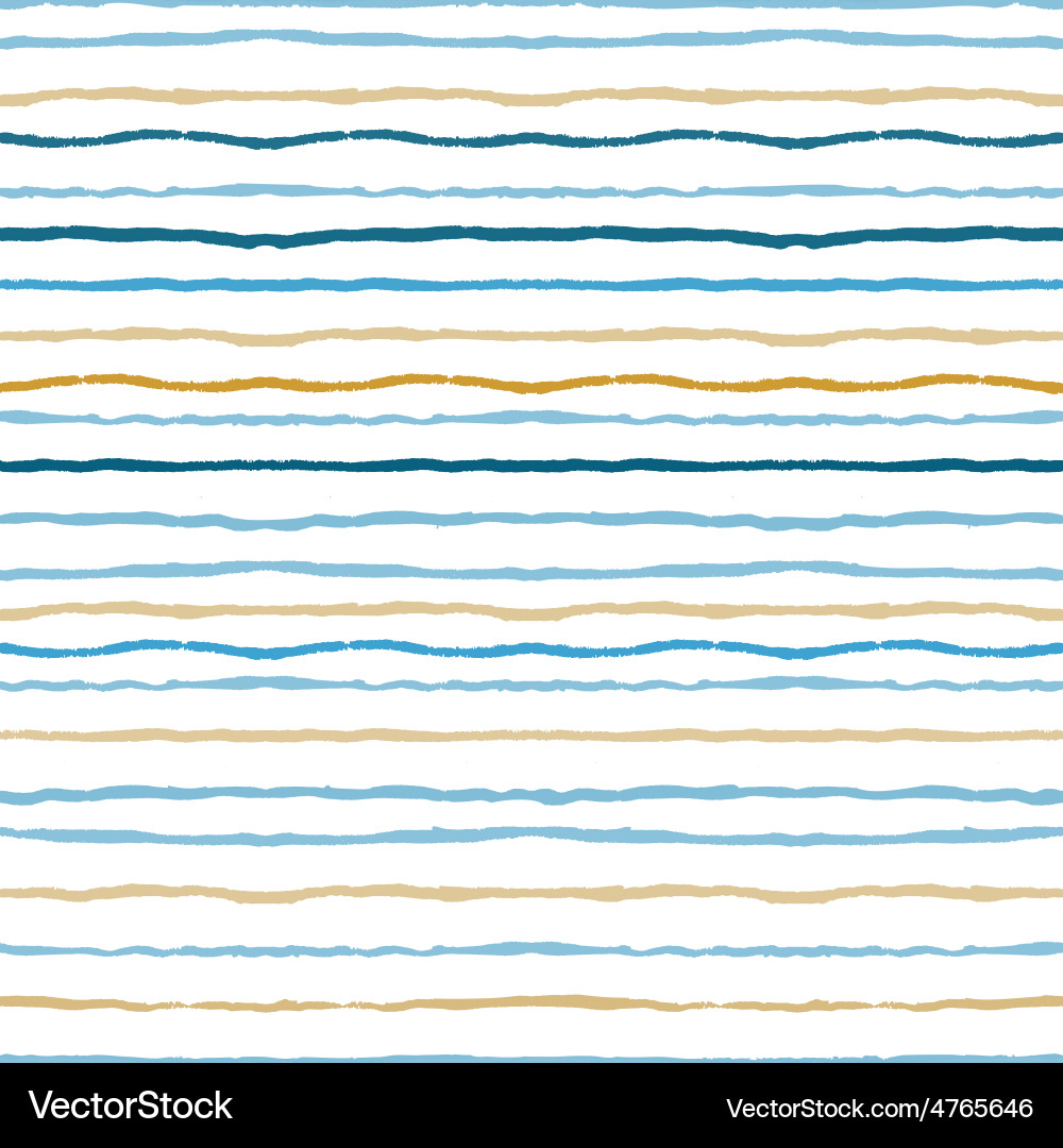 Watercolor Brush Stripes Pattern Vector Image