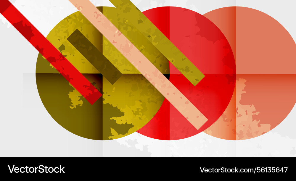 Abstract composition featuring overlapping Abstract composition featuring overlapping vector image