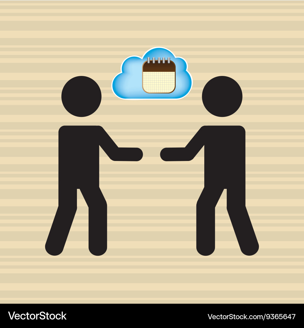 Cloud computing design Vector Image